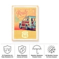 thumbnail image 3 of Edward M. Fielding 'Route 66 Vintage Travel' Outdoor Canvas, 3 of 3