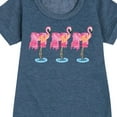 thumbnail image 3 of MTV Logo - Flamingos - Toddler And Youth Girls Fleece Dress, 3 of 5