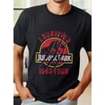 thumbnail image 1 of Playera de Manga Corta con gráfico Favorito de Run Camisa para HombreMen's Summer Short Sleeve T-Shirt with Front Print - Comfortable, Breathable Fabric, Casual Sporty Style- Scratched 1993 Tour Tee, 1 of 5