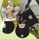 thumbnail image 1 of Bolsa de pañales plegable, organizador de pañales, bolsa impermeable, de bebé, organizador de cochecito para piscina, guardería, habitación de hotel negro, 1 of 10