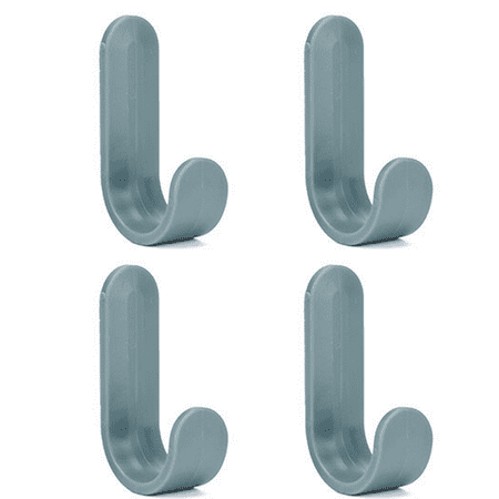 

4 Pack Decorative Wall Hooks Stainless Steel Strong Adhesive Wall Hook for Home Kitchen Bathroom Office