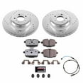thumbnail image 3 of PowerStop Rear Z26 Street Warrior Carbon-Fiber Ceramic Brake Pad and Drilled and Slotted Rotor Kit Fits: BMW Select Models K8775-26, 3 of 9