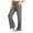 Dark Gray, variant on Lounge Pants for Women Pajama Pants High Waisted Casual Pants Plus Size Stretch Long Wide Leg Pants Bootleg Gym Fitness Pants Black S