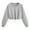 Gray, variant on Vedolay Hoodies for Women Oversized Half Zip Pullover Long Sleeve Sweatshirt Quarter Zip Hoodie Sweater,White S