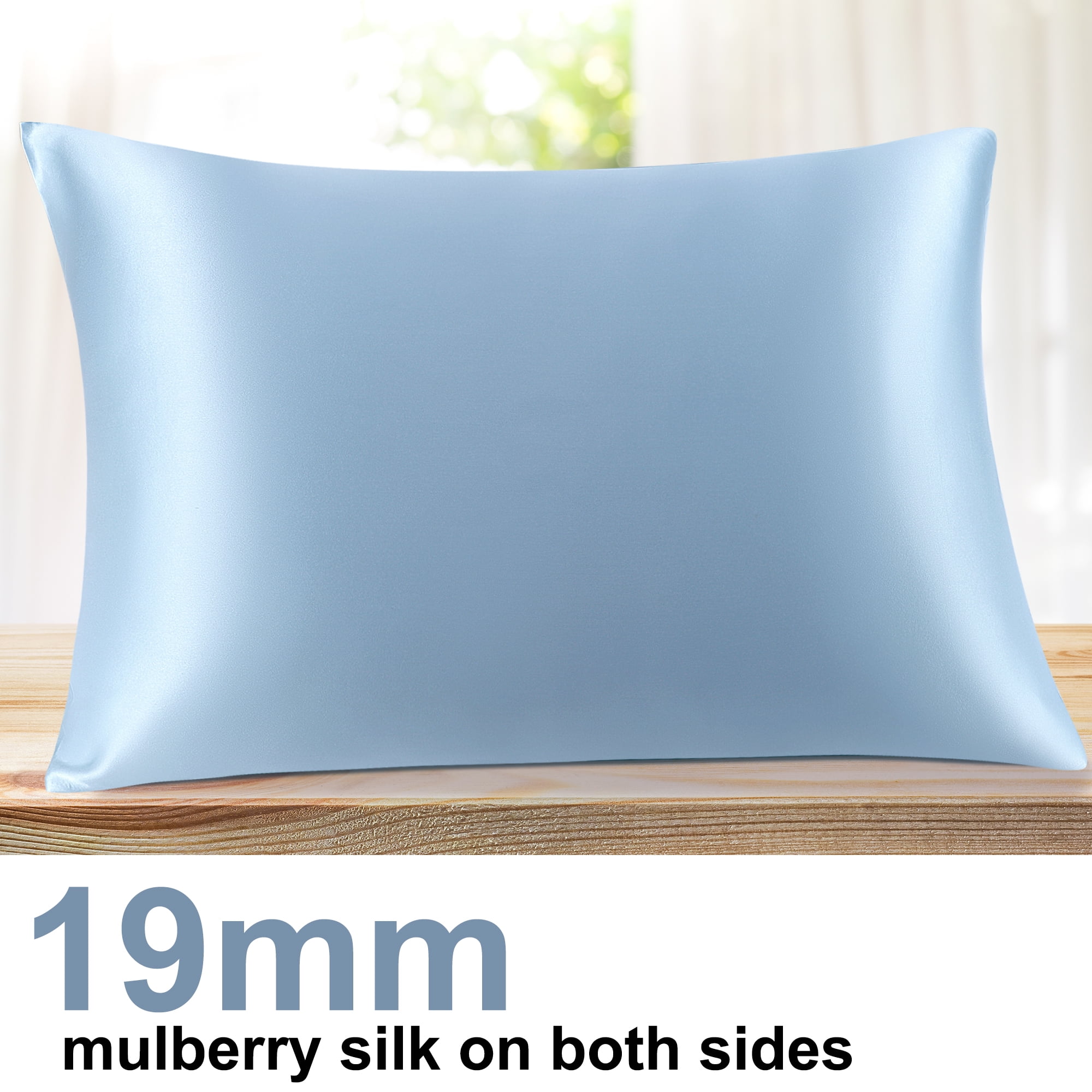 Details about   PiccoCasa 22 Momme Pure Silk Pillowcase Both Side 100% Queen King Standard 