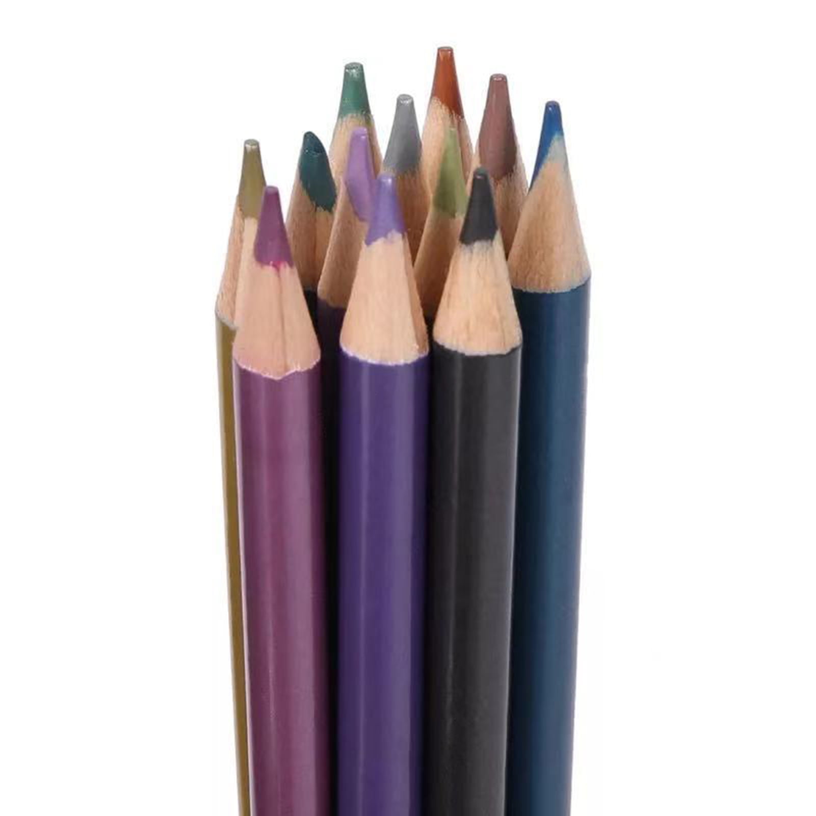 K Kwokker 75pcs, Pastel Pencils, Charcoal Pencils for Drawing, Graphite  Pencils, Watercolor Pencils and Metallic Colored Pencils, Art Supplies for