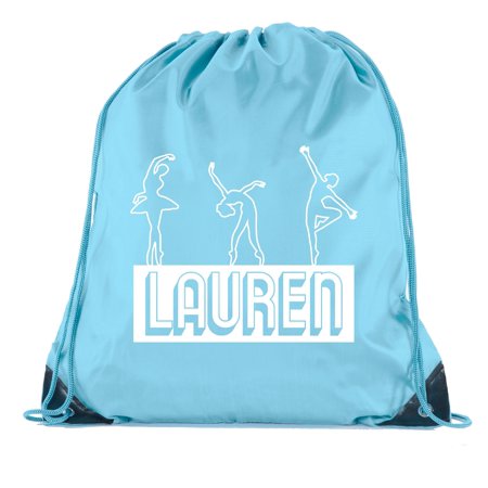 Personalized Drawstring Bag - Custom Dance Bags, Ballet Drawstring Backpacks, Personalized Dance Backpacks for Girls