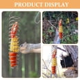 thumbnail image 3 of UPOUART 4Pcs Durable Squirrel Feeder Stainless Steel Bird Cage Feeder Silver For Backyard Use, 3 of 8