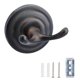 thumbnail image 1 of Gancho para toallas y batas Amazon Basics, zinc tradicional, bronce, 1 of 4