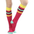 thumbnail image 3 of ToBeInStyle Women's Pack of 6 or 12 Knee High Socks, 3 of 9