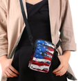 thumbnail image 4 of HELLHERO Vibrant Butterfly Tropical Theme Crossbody Sling Bag, Lightweight, Outdoor Holiday Travel, 4 of 7