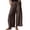 Coffee #13, variant on Evdexr Women's Wide Leg Pants Drawstring Lace Trim Pant Summer 2026 High Waisted Palazzo Trousers Lightweight Loose Flowy Casual with Pockets S