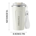 thumbnail image 3 of Stainless Steel Coffee Cup Intelligent Temperature Measurement And Insulation Cup With Lifting Rope, Car Portable Mug, Xinsrenus Under $5! Stainless Steel Coffee Cup Intelligent, 3 of 4