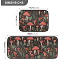 thumbnail image 3 of Red Mushroom Kitchen Mat Set of 2, Non-Slip Kitchen Rug for Floor, Waterproof Sink Carpet for Home, Office, Laundry, 3 of 6