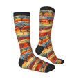 thumbnail image 3 of Haiem Vibrant Autumn Forest Hues Socks, Funny Novelty Crazy Design Cotton Socks Sports Socks Knee High Socks For Men, Women,1Pairs - Gift For Working Friends, 3 of 8
