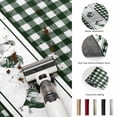 thumbnail image 5 of Area Rugs 5'x7', Farmhouse Green Plaid Carpet Runner Indoor Outdoor Rugs Home Decor Aesthetic, Vintage Country Cock Checkered Non Slip Mats Washable Accent Rug for Living Room Bedroom, 5 of 8