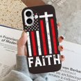 thumbnail image 6 of Compatible with Iphone 16 Case - Cute Soft USA Flag Cross Silicone Case Compatible with Iphone 16 Phone Case for Women Men, 6 of 6