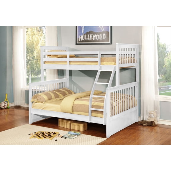 Carthew Convertible Twin Over Full Bunk Bed (Optional Storage or Trundle)