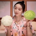 thumbnail image 5 of Giant Plush Steamed Bun Cushion & Plush Pillow, 15cm/5.9in Soft Stuffed Bao Bun Pillow, Cute Food-Shaped Plush Toy for Home Decor, Stress Relief & Comfort, 5 of 7