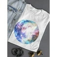 thumbnail image 3 of Galaxy Planet Made Of Stars T-Shirt Women -Image by Shutterstock, Female Medium, 3 of 4
