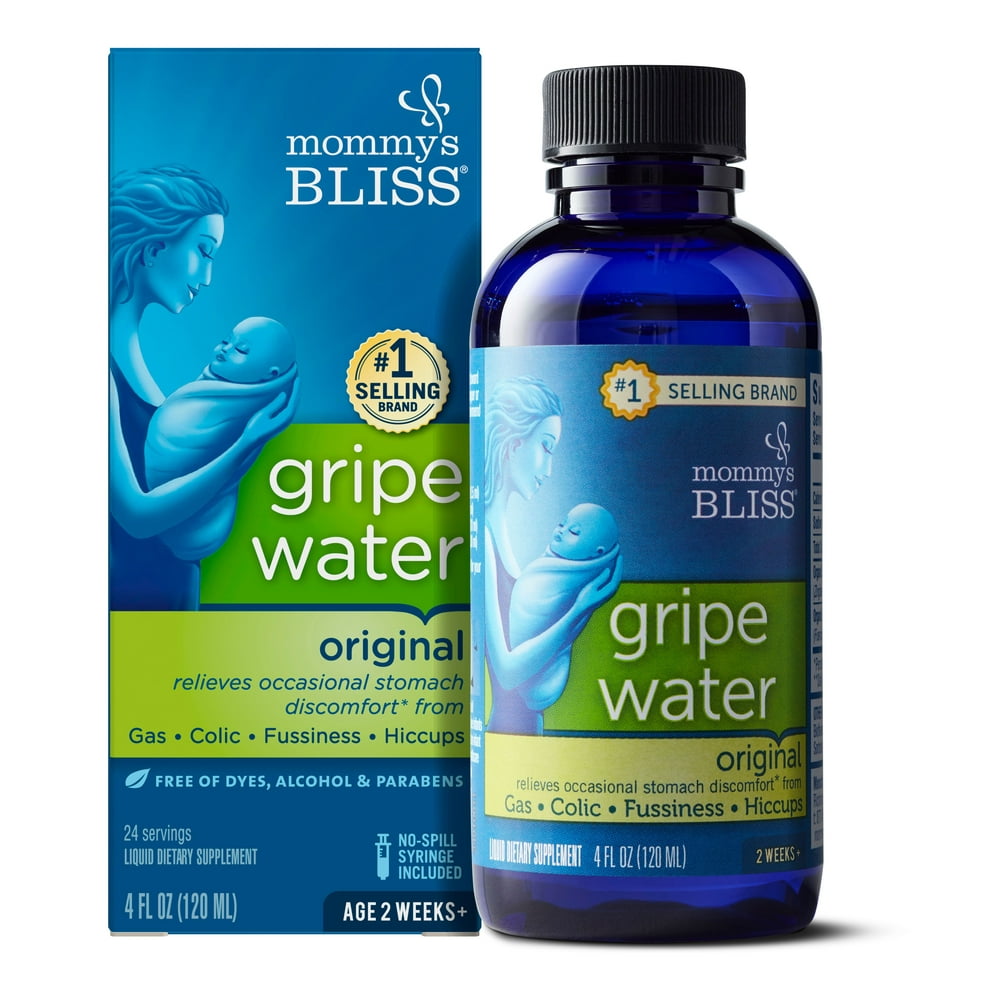 Mommy's Bliss Gripe Water Original, Relieves Stomach 4 fl. Oz.