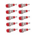 thumbnail image 3 of Banana Jack Socket,J.40006 10pcs/set 2mm Nickel Banana Female Jack Socket Panel Mount Binding Post Streamlined Design, 3 of 14