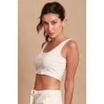 thumbnail image 4 of Women's Cottonique 2232 100% Organic Cotton Rib Bra Liner (Natural 4), 4 of 4
