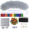 thumbnail image 2 of Kit de manualidades con forma de campanillas de viento con forma de flor de loto para niños, 2 of 9