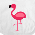 thumbnail image 4 of Inktastic Pink Flamingo Boys or Girls Baby Bib, 4 of 4