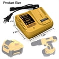 thumbnail image 5 of Para DCB118 12V-20V Cargador de Batería para Herramientas DCB112 Aplicable para Carga de Batería de Litio para Enchufe Estadounidense, 5 of 5