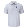 thumbnail image 2 of Men's Cutter & Buck Gray Chicago Cubs Big & Tall Pike Eco Flora Print Recycled Polo, 2 of 3