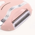 thumbnail image 3 of unbranded 1Jgo Afeitadora Metálica Recargable Para Mujer Rosa Con Cabezal Pivotante Y Compacto, 3 of 8