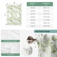 thumbnail image 6 of Watercolor Forest Sage Green Balloon Curtains for Bedroom/Front Door/Bathroom, Abstract Art Modern Trees Tie Up Curtains 63 Inch Length Light Filtering Kitchen Curtains Shades for Windows 46"x63", 6 of 8