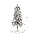 thumbnail image 2 of Árbol de Navidad Alpino Nevado Vickerman de 90 cm con Tronco de Madera Real, 2 of 4