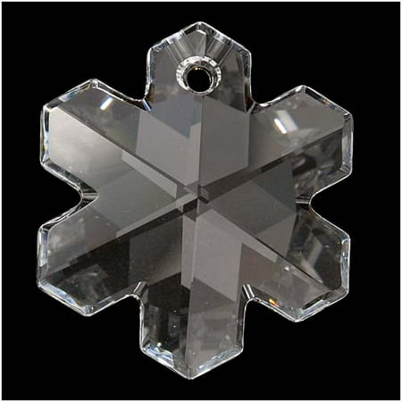 6704 Snowflake Pendant - Swarovski Crystal, #6704 Snowflake Pendant 25mm, 1 Piece, Crystal
