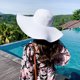 thumbnail image 1 of Sombreros plegables de gran tamaño para mujer, ala grande, protector solar de verano, protección UV, sombrero de playa, gorra de moda Gao Jinjia LED, 1 of 2