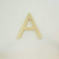 thumbnail image 1 of Package of 1, 14 Inch X 1" Baltic Birch "A" Wood Letters In The Century Gothic Font | Thick | Upper Case For Art & Craft Project, Made in USA, 1 of 1