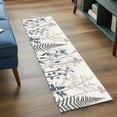 thumbnail image 4 of Vintage Floral Area&nbsp;Rug 2x6ft Botanical Farmhouse Beige Rustic Leaf Flower Non-Slip&nbsp;Washable Square&nbsp;Rugs Soft Felt Indoor Floor Mat for Bedroom Kitchen Living Room Bathroom, 4 of 9