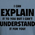 thumbnail image 3 of CafePress - Explain Understand T Shirt - Mens Comfort Colors Shirt, 3 of 5
