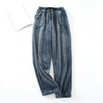 thumbnail image 2 of Fall Fashion Must Haves Trousers Casual Blue MWinter Clothing For Women, 2 of 3