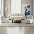 thumbnail image 3 of Fairyland Modern Sectional Sofa, Modular Storage Sofa Couch with Free Splicing for All Space, Beige (Seat Part), 3 of 8