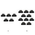 thumbnail image 4 of Billuyoard Toma de corriente de aguja de núcleo sólido AC-005 para productos de baja potencia Color metálico Negro Cantidad de embalaje Accesorios para electrodomésticos 5 piezas, 4 of 6