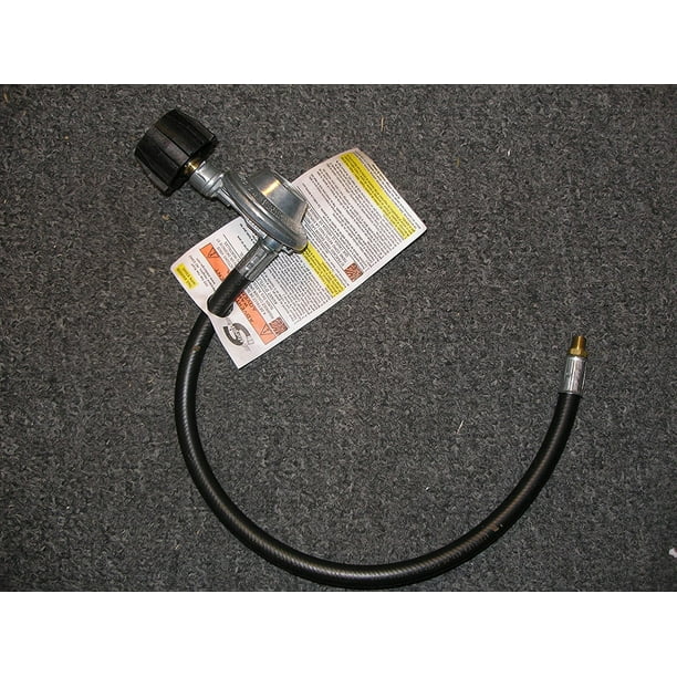 er Gas Grill Replacement 21" Regualtor & Hose 1/8" NPT Male Threads