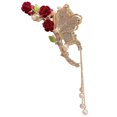thumbnail image 4 of unbranded Pinza De Garra Para Con Detalle De Flor Rosa Para Combinar Con Cualquier Atuendo, 4 of 8