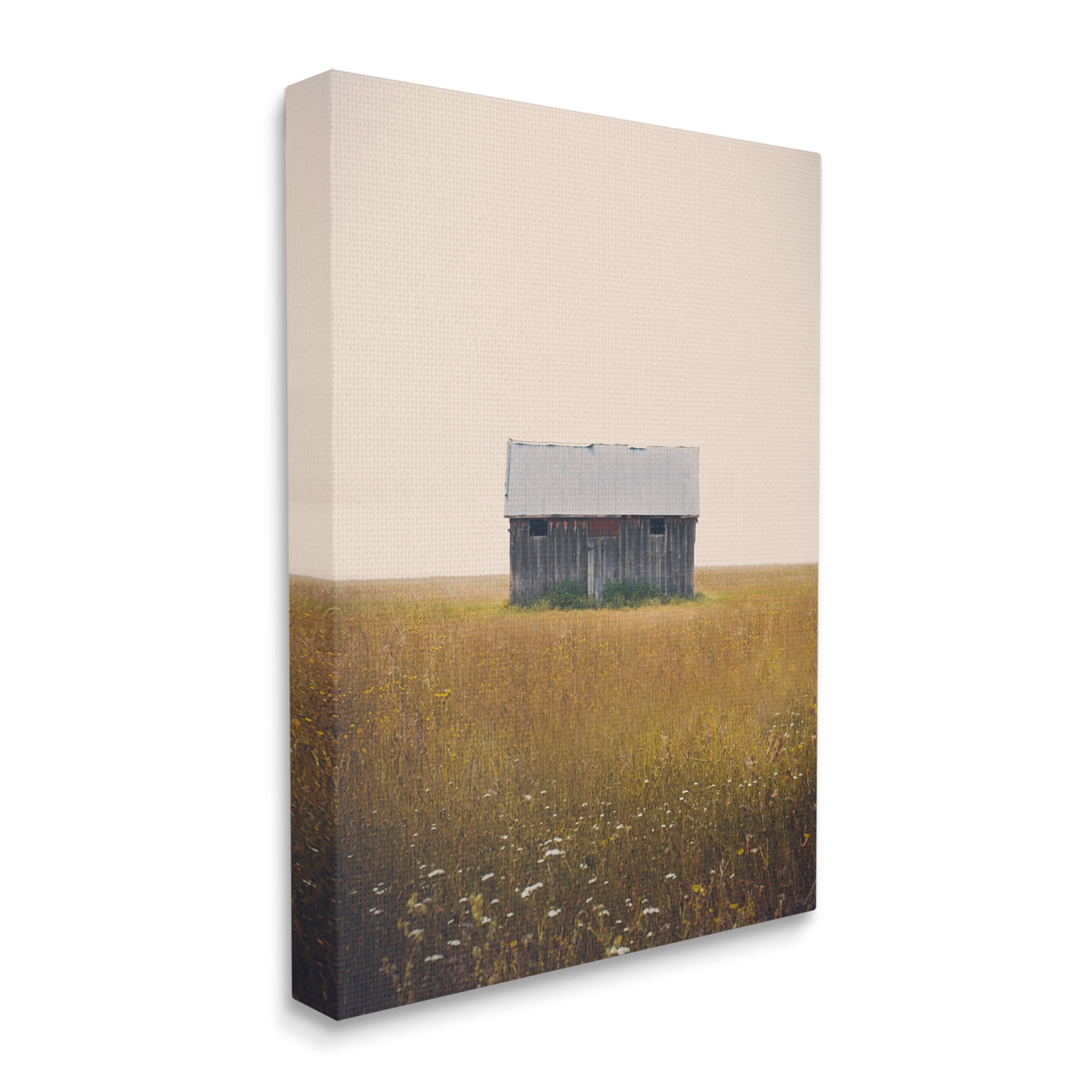 Stupell Industries Rural Countryside Shack Nature Photography Gallery Wrapped Canvas Print Wall Art, 24 x 30