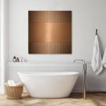 thumbnail image 3 of Brown Abstract Wall Art Painting on Canvas, Modern Minimalist Geometric Canvas Art Home Prints Wall Art Framed Modern Artwork for Living Room Bedroom Wall Decor 20x20in, 3 of 9