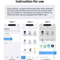 thumbnail image 7 of Duomigo USB-C SD & microSD Card Reader, Dual Slot Memory Card Adapter for MacBook, iPad, iPhone 15/16 & Other USB-C Devices, Plug and Play, 7 of 7