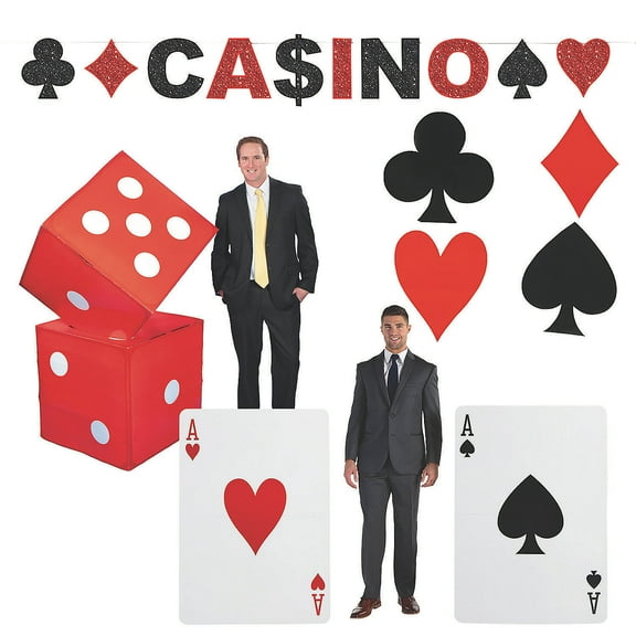 Casino Decorating Kit - 9 Pieces