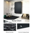 thumbnail image 2 of SURJDE -Dish Drying Mats for Kitchen Counter Heat Resistant Mat Kitchen Gadgets Kitchen Accessories (16" x 18, BLACK), 2 of 6