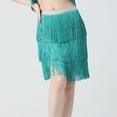 thumbnail image 5 of RUTAYY Women Skirt Sequin Embroidered Performance Swing Performance Solid Color Flowy Swing Pleated Beach Skirts, 5 of 9